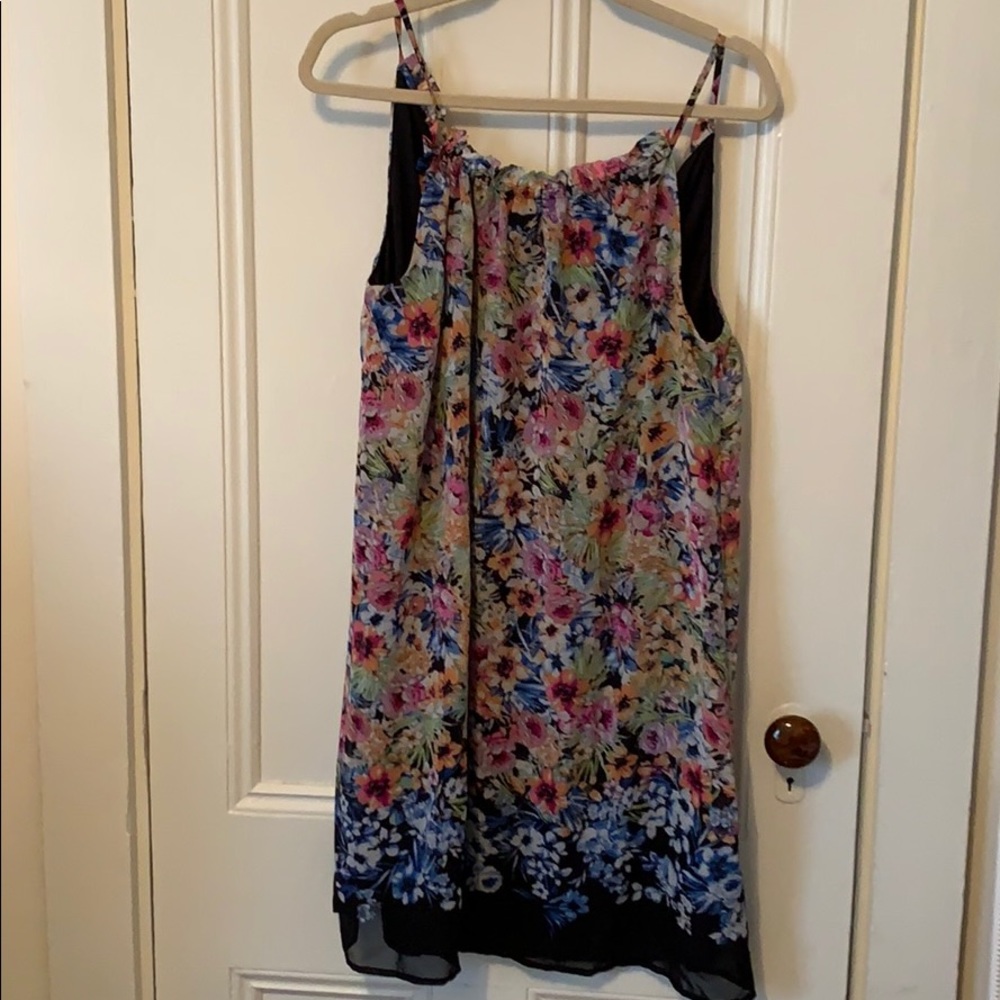 Flower print dress
